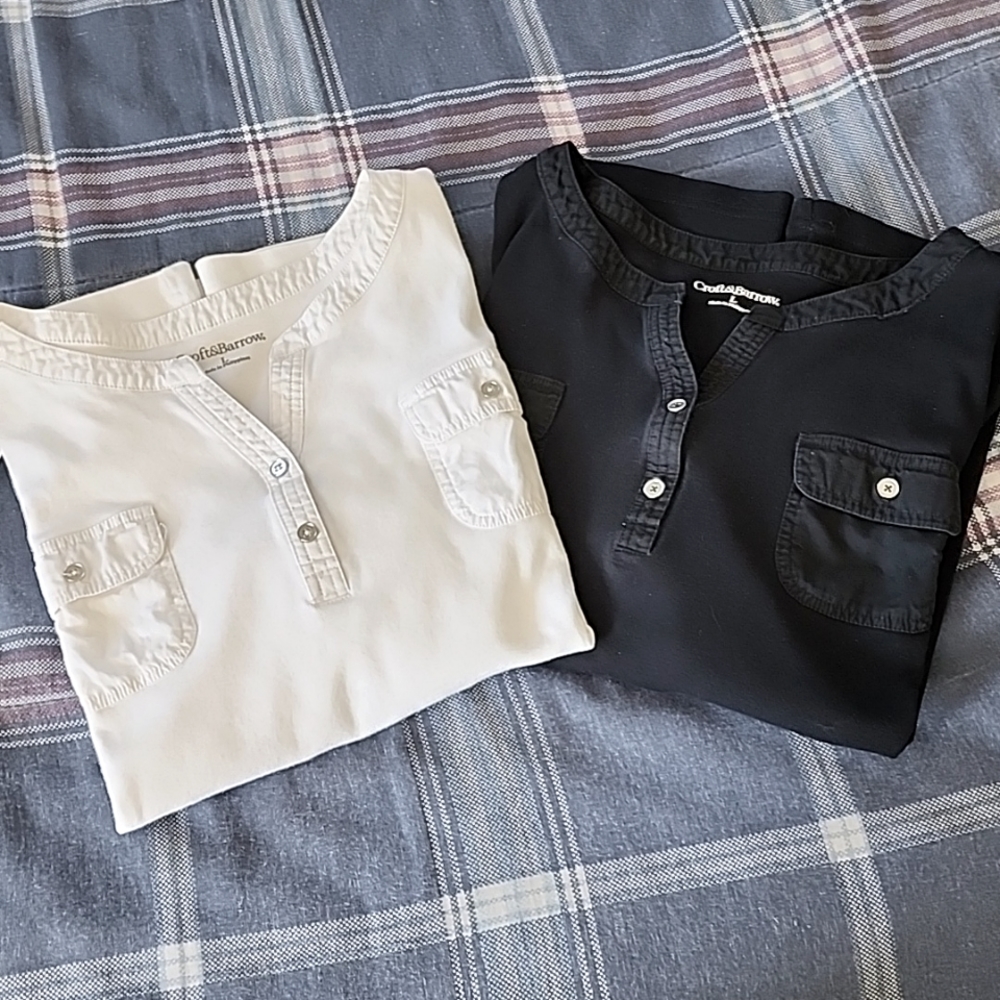 Set of 2 croft and borrow tops